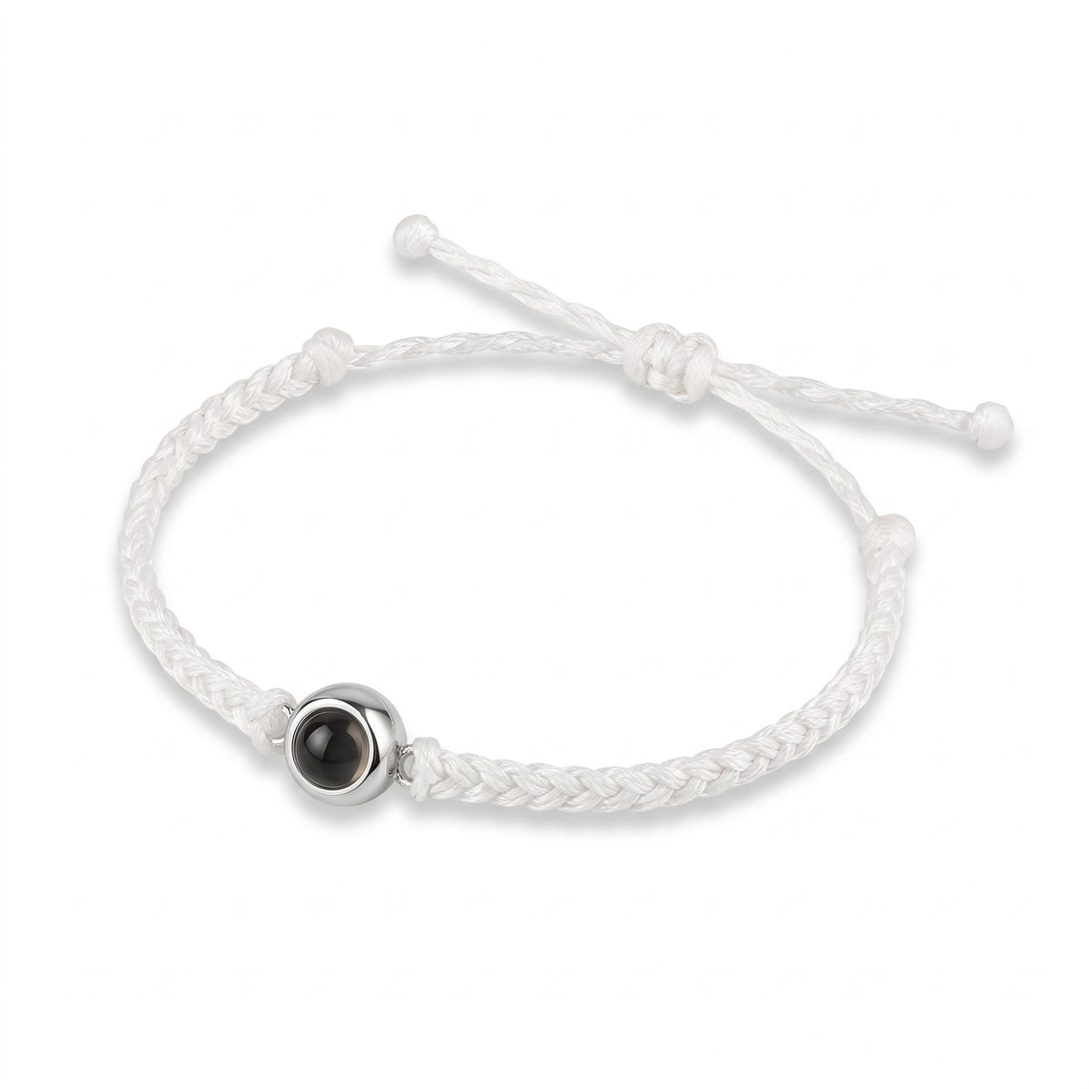 Bracelet photo personnalisé – blanc