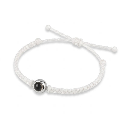 Bracelet photo personnalisé – blanc