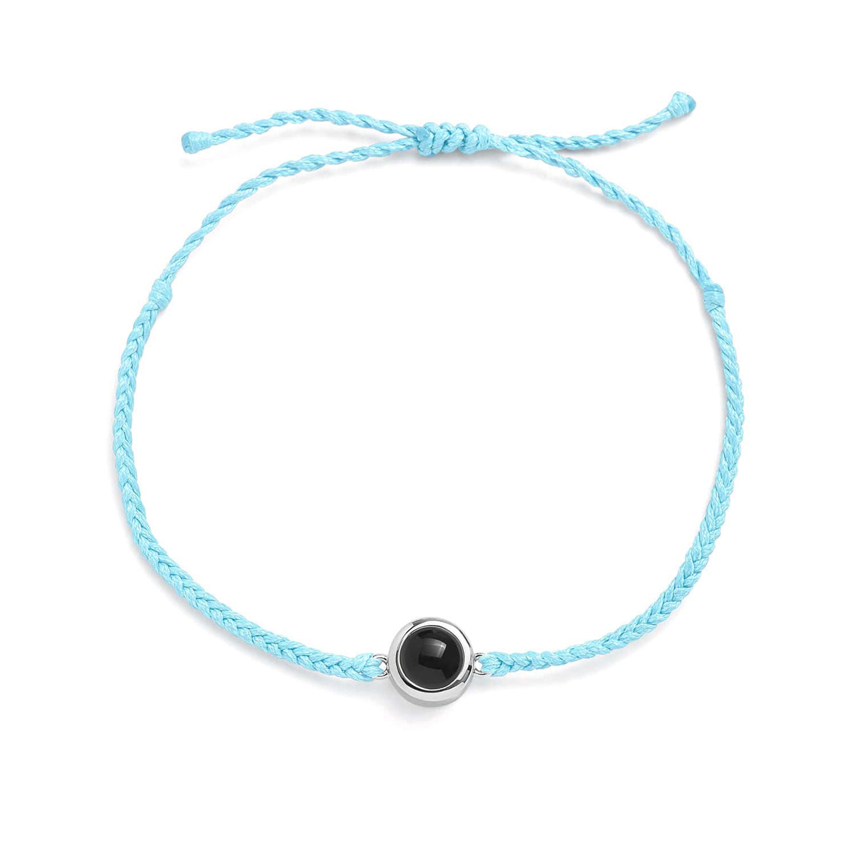 Bracelet photo personnalisé – bleu