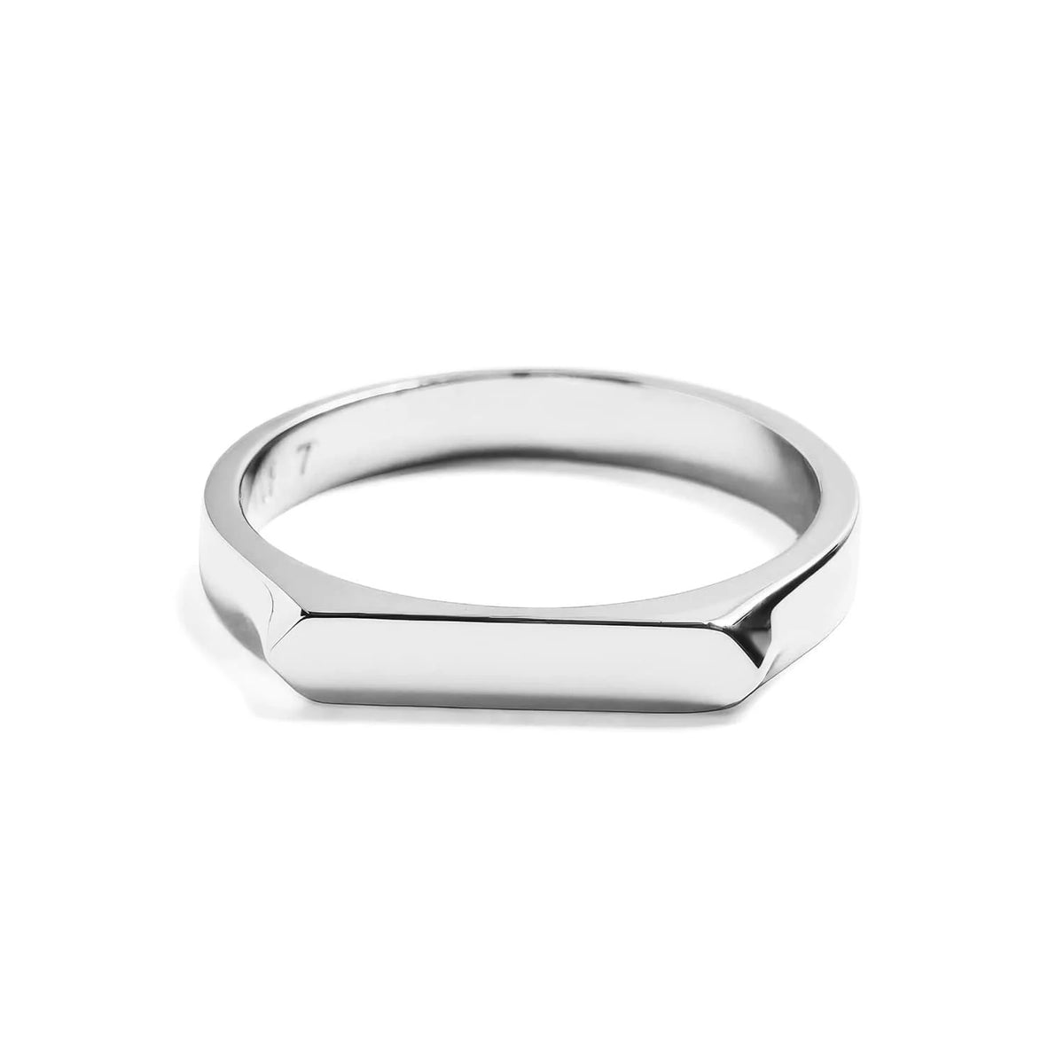 Bague Barre Gravée Personnalisée