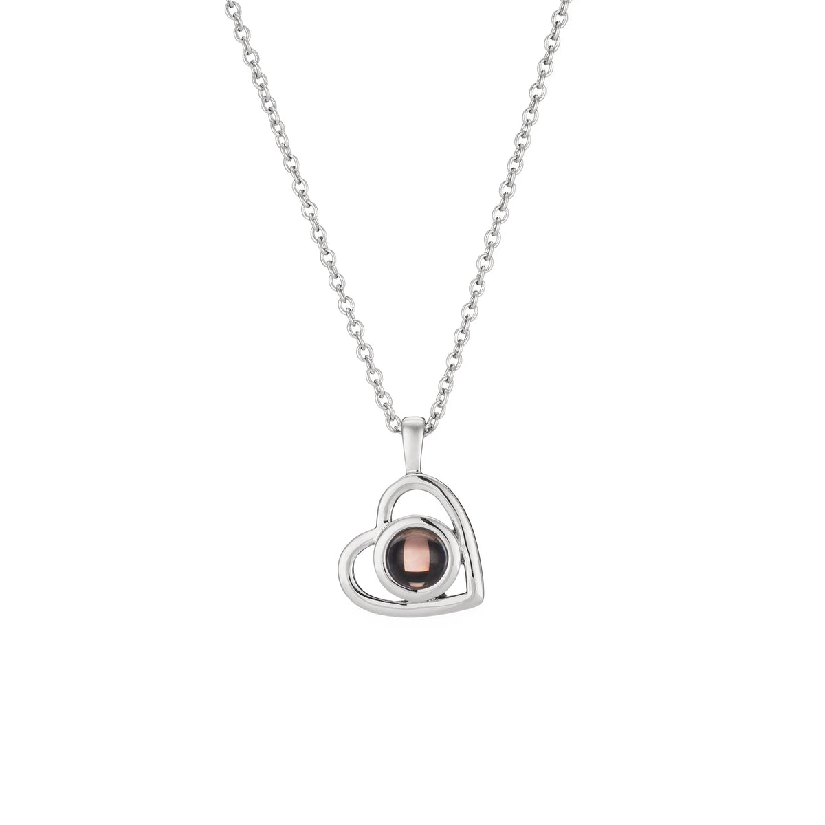 Collier Photo Personnalisé – Pendentif Cœur