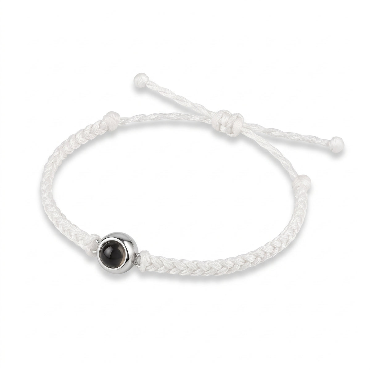 Bracelet Photo Personnalisé – Médaillon Rond