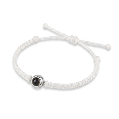 Bracelet Photo Personnalisé – Médaillon Rond