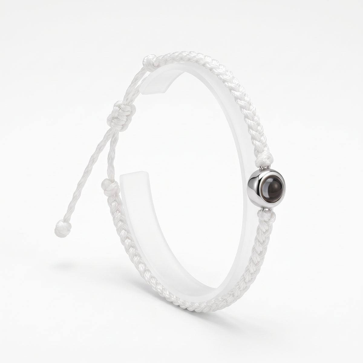 Bracelet Photo Personnalisé – Médaillon Rond